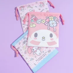 My Melody Flower Princess Drawstring Bag Set