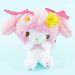 My Melody Flower Ribbon Plushie - Medium