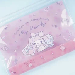 My Melody Flowers & Letters Clear Slider Pouch