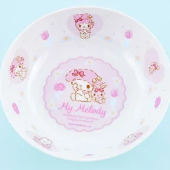 My Melody Flowery Curry & Pasta Melamine Plate