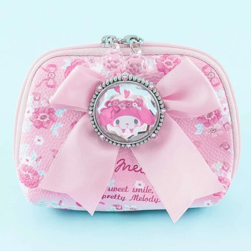 My Melody Flowery Ribbon Pouch