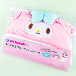 My Melody Fluffy Hooded Blanket