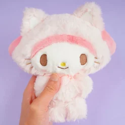 My Melody Fuwakuta Pastel Cat Plushie - Medium