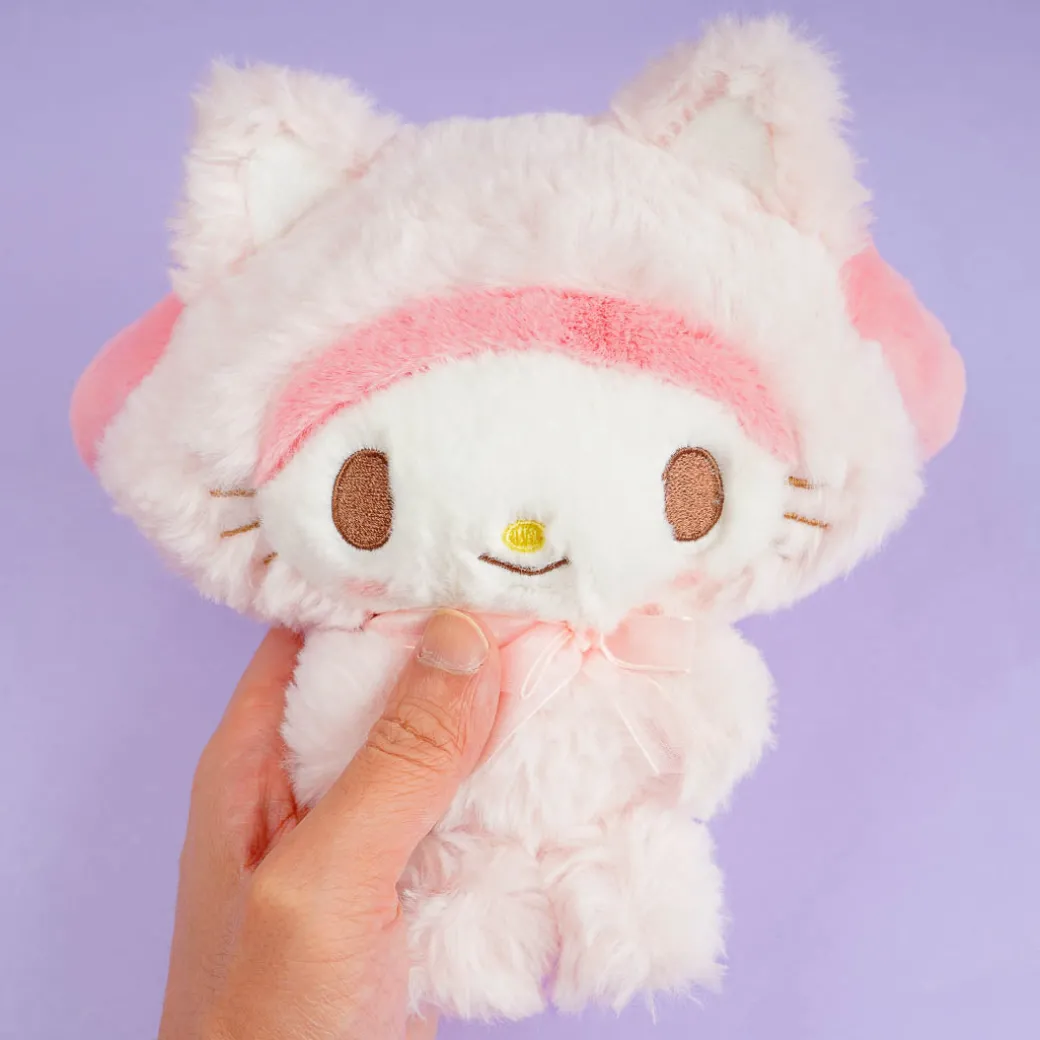 My Melody Fuwakuta Pastel Cat Plushie - Medium
