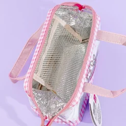 My Melody Gingham Clasp Lunch Bag