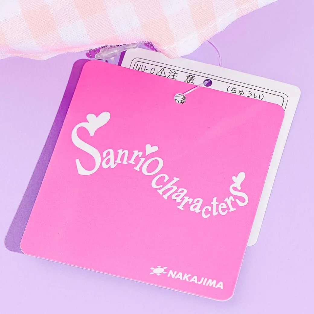 My Melody Gingham Newsboy Cap Plushie - Big