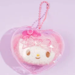 My Melody Glittery Heart Case Charm