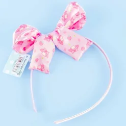 My Melody Headband With Strawberry Pink Ribbon