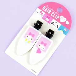 My Melody Heart Hair Clips Set - 2 pcs