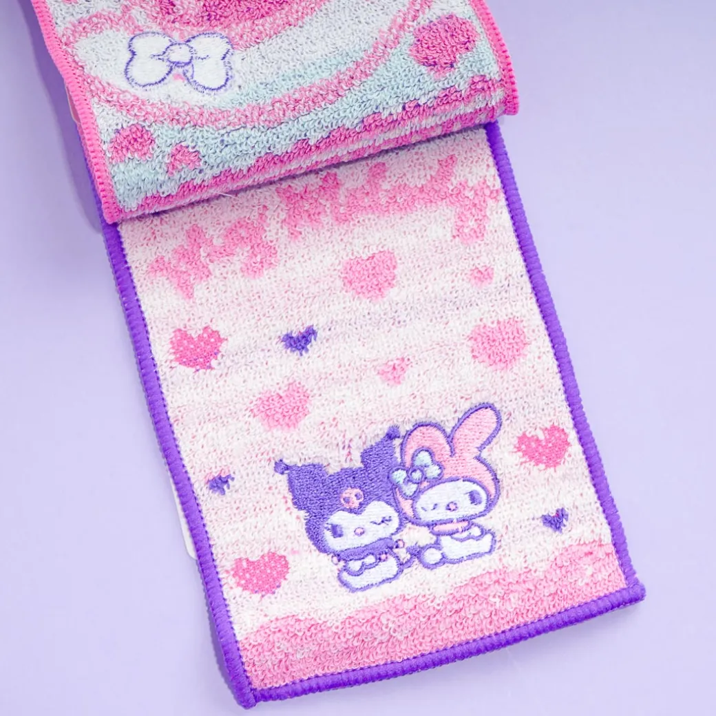 My Melody Hearts Rectangle Mini Towel Set - 2 pcs