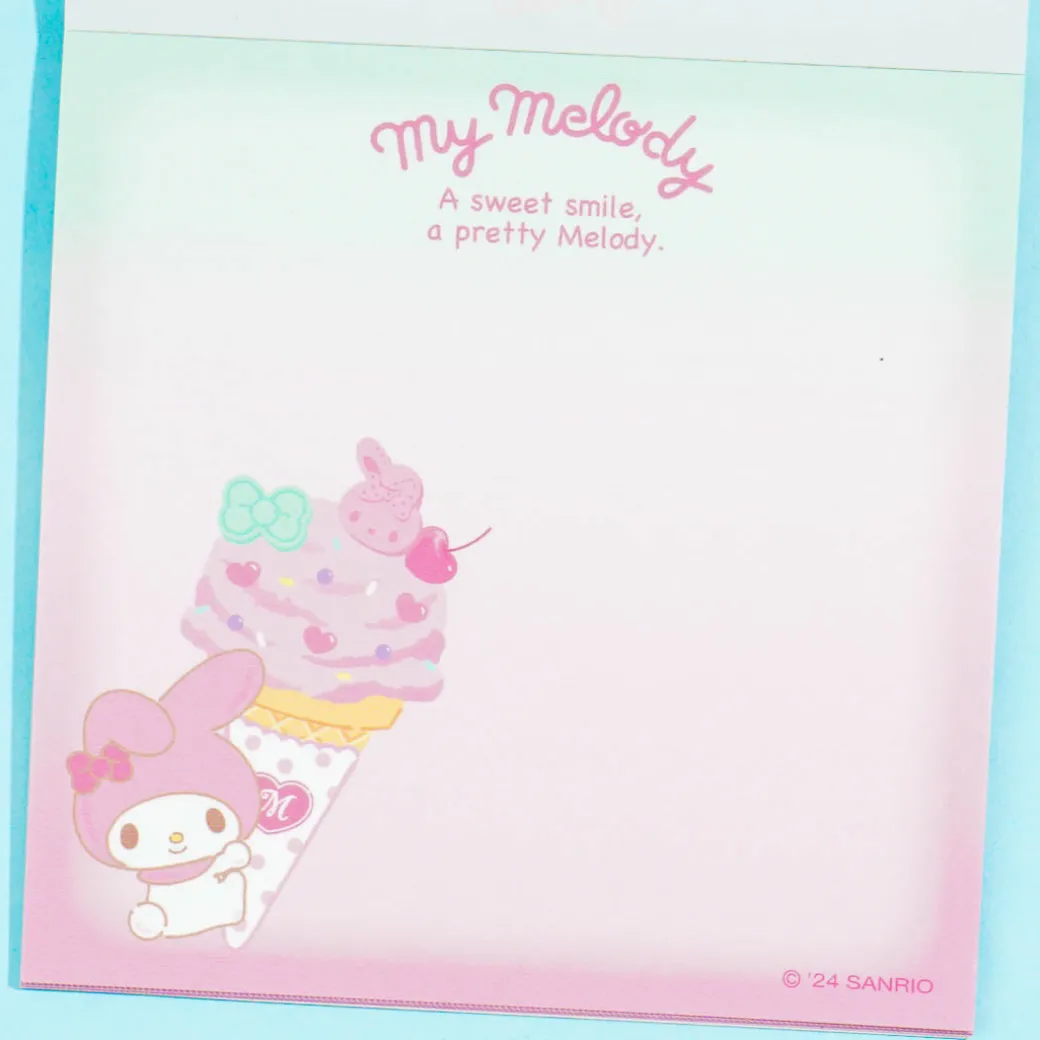 My Melody Ice Cream Party Memo Pad