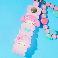 My Melody Keychain With Beaded Bracelet