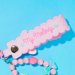 My Melody Keychain With Beaded Bracelet