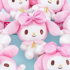 My Melody Letter Initial Plushie Keychain