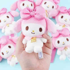 My Melody Letter Initial Plushie Keychain