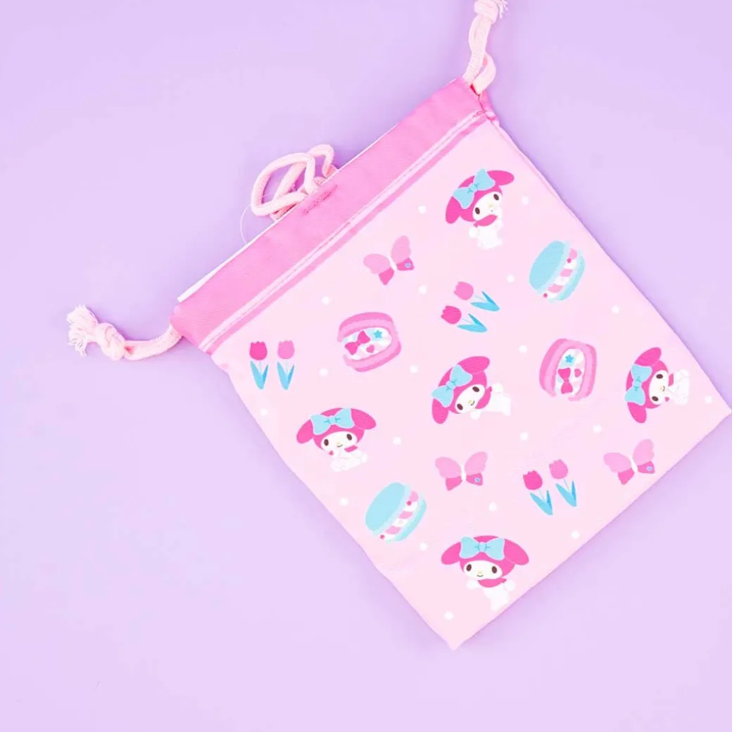 My Melody Love Me Colors Drawstring Pouch