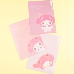 My Melody Lovely Clear Folder Set