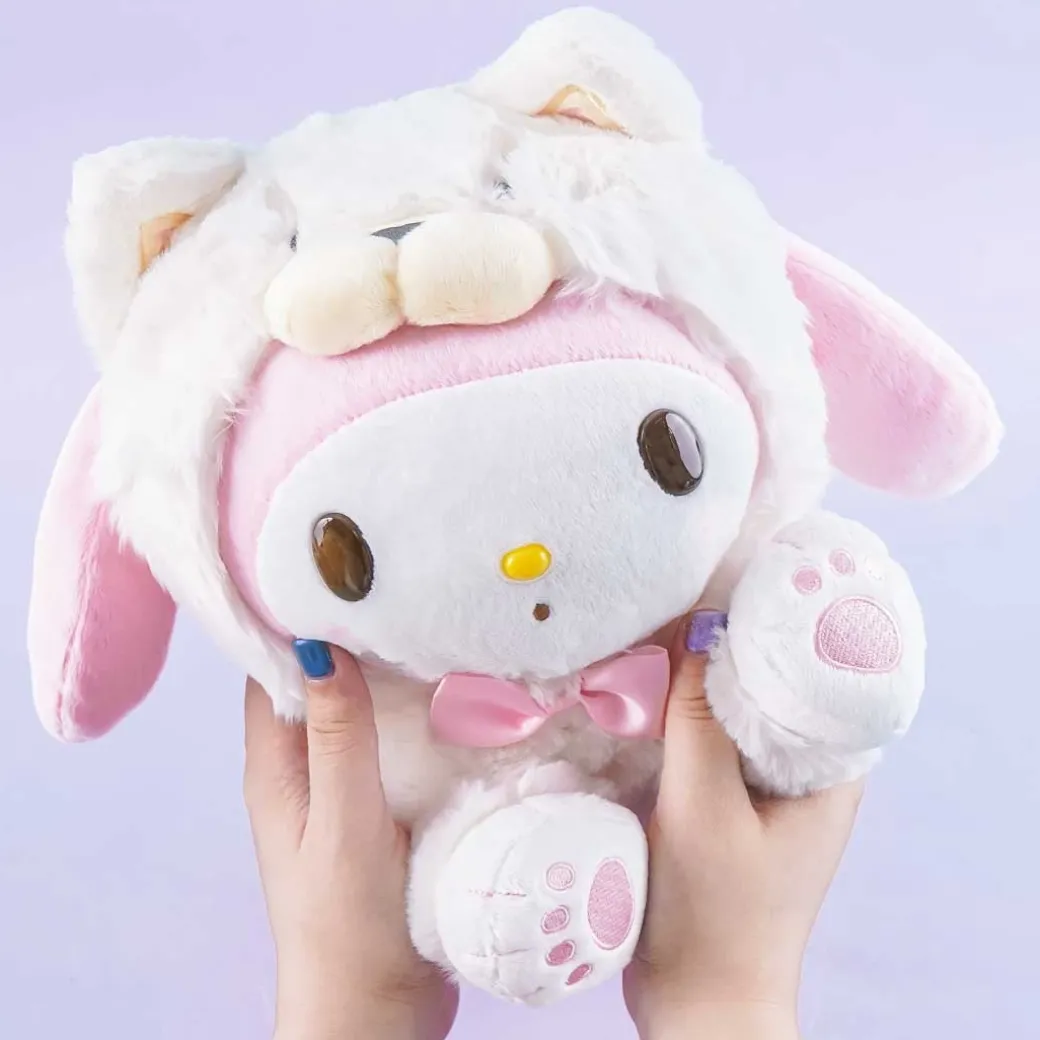 My Melody Lying Down Shiba Inu Costume Plushie - Medium