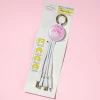 My Melody Multi-Charging Cable Round Keychain