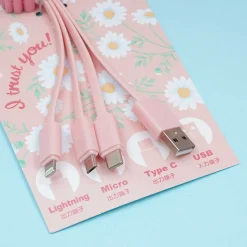 My Melody Multi-Charging Cable Keychain