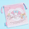My Melody Music Drawstring Pouch