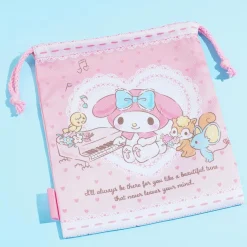 My Melody Music Drawstring Pouch