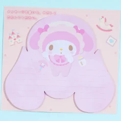 My Melody Okurumi Memo Cards With Stickers