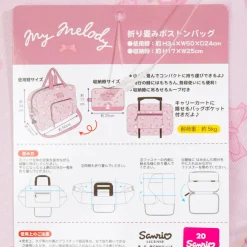 My Melody Overload Folding Duffel Bag