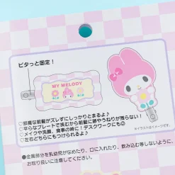 My Melody Pastel Checker Hair Clip Set