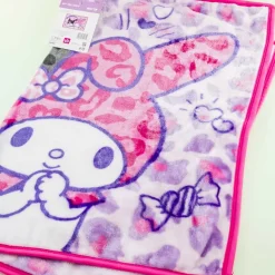 My Melody Pink Purple Leopard Blanket