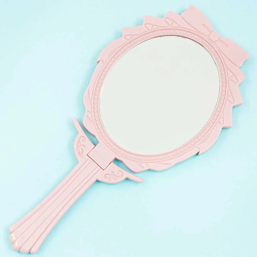 My Melody Plaid Love Hand Mirror