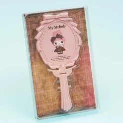 My Melody Plaid Love Hand Mirror