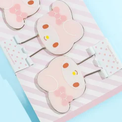 My Melody Polka Dot Binder Clip Set - 3 pcs