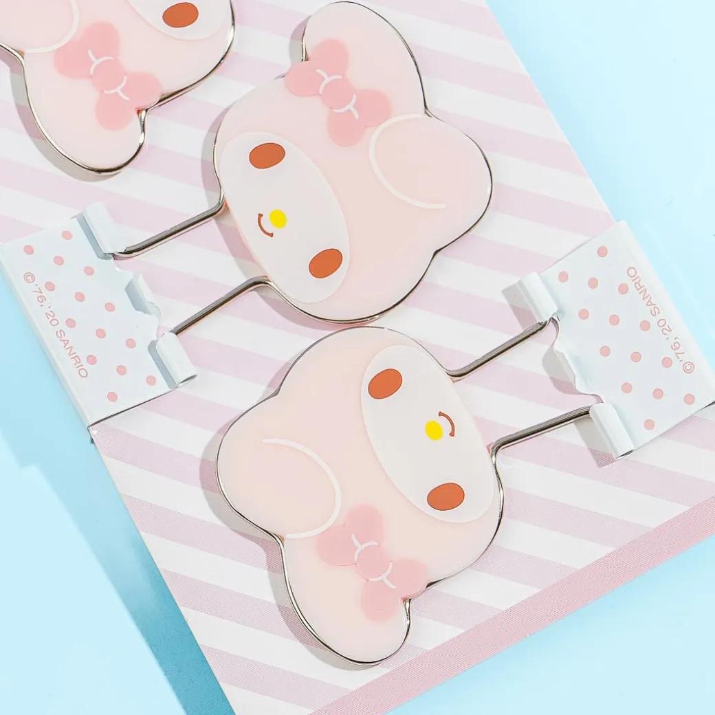 My Melody Polka Dot Binder Clip Set - 3 pcs