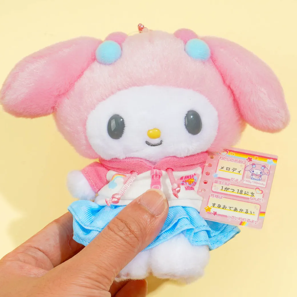 My Melody Profile Book Plushie Charm - Small