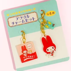My Melody Retro Acrylic Charm Set - 2 pcs