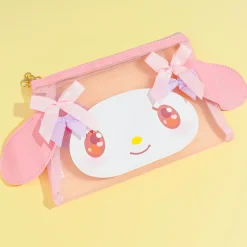 My Melody Ribbon Ears Mesh Pouch