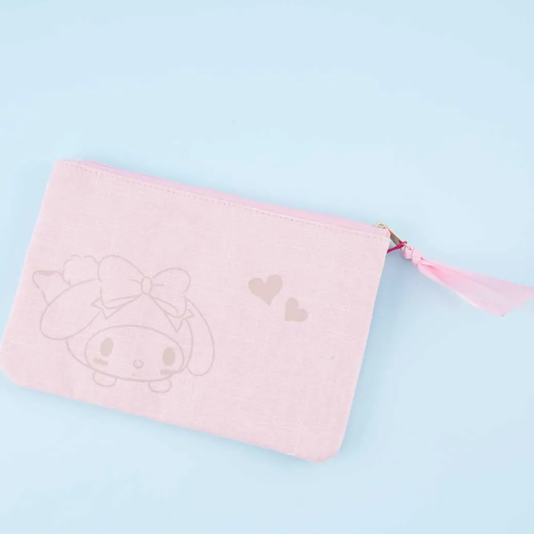 My Melody Sagara Embroidery Flat Pouch