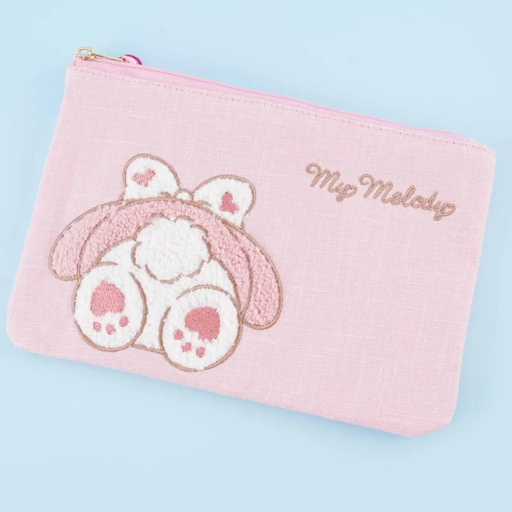 My Melody Sagara Embroidery Flat Pouch