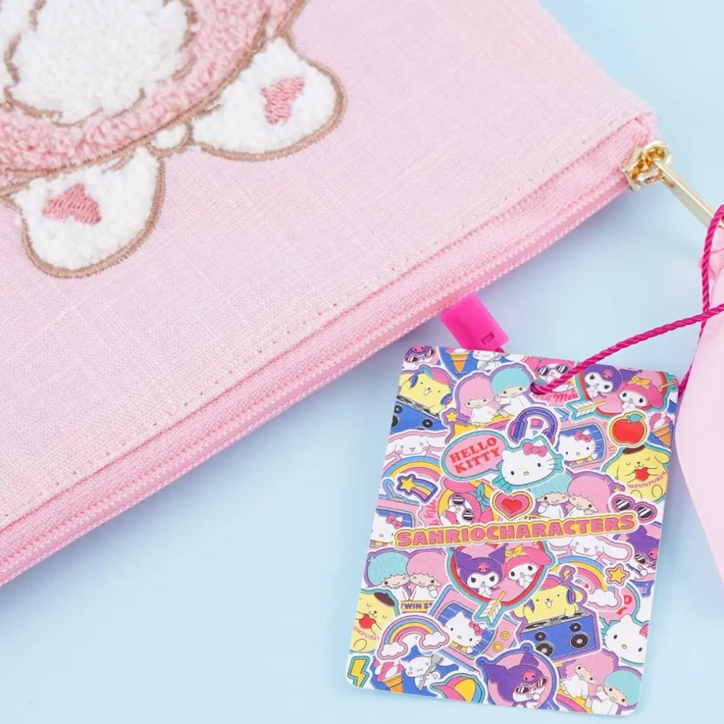 My Melody Sagara Embroidery Flat Pouch