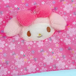 My Melody Sakura Kimono Drawstring Pouch With Plushie Head Charm