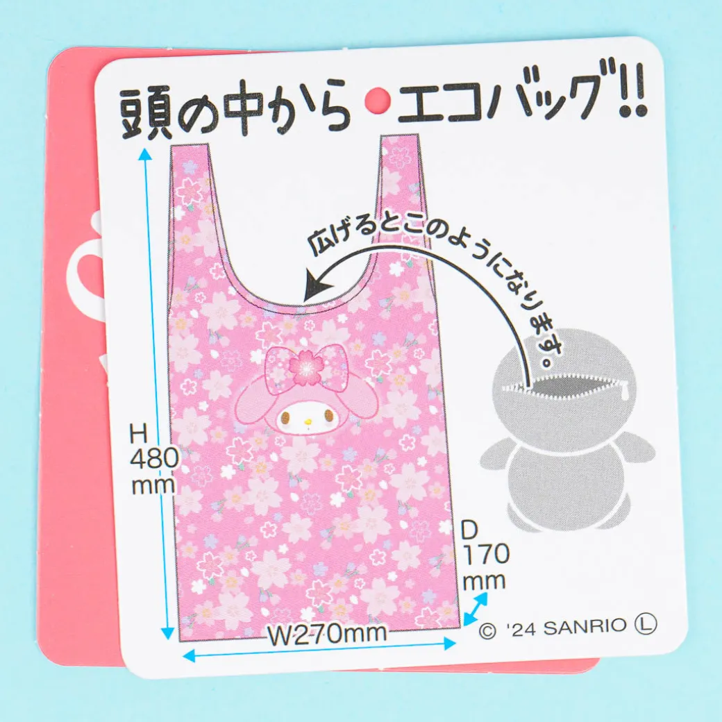 My Melody Sakura Tote Bag Plushie - Medium