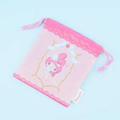 My Melody Secret Flower Drawstring Pouch