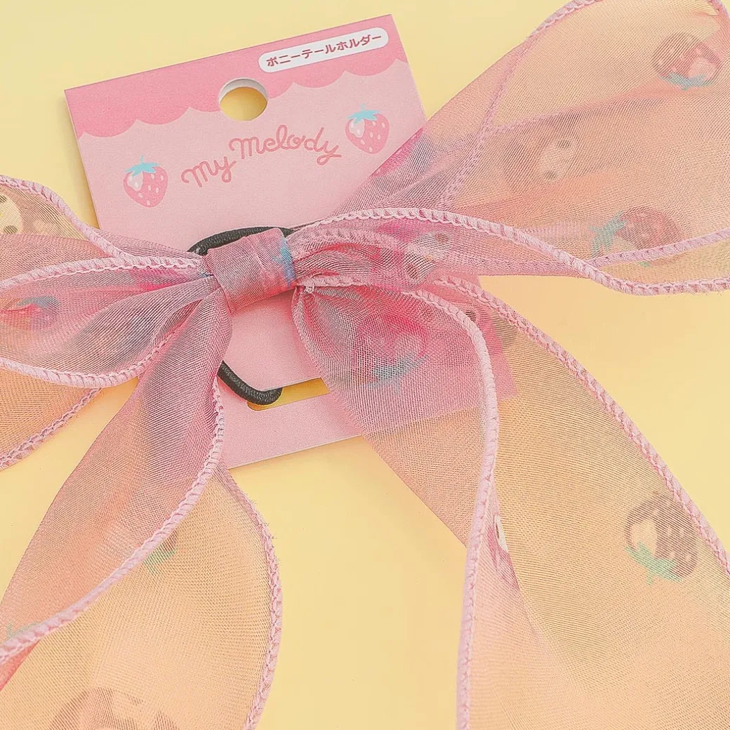 My Melody Sheer Ribbon Hair Tie