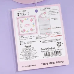 My Melody Sky Garden Handkerchief & Pouch Set