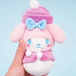 My Melody Snowman Munyugurumi Plushie - Medium
