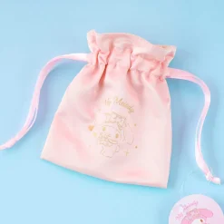 My Melody Sparkle Hearts Drawstring Pouch