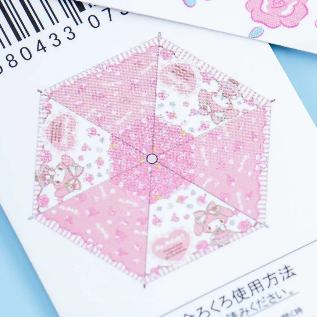 My Melody Spring Blooms Portable Foldable Umbrella