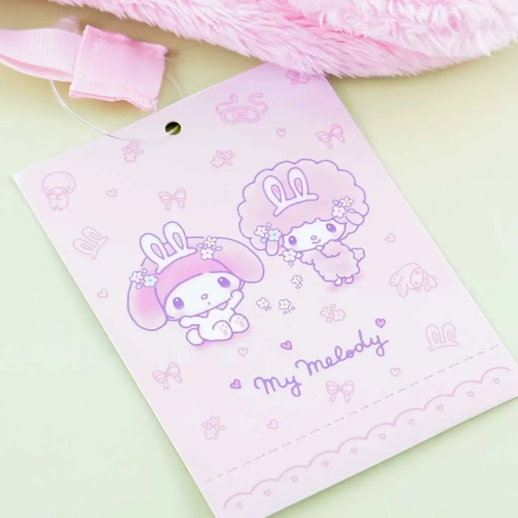 My Melody Spring Bunny Fluffy Drawstring Pouch