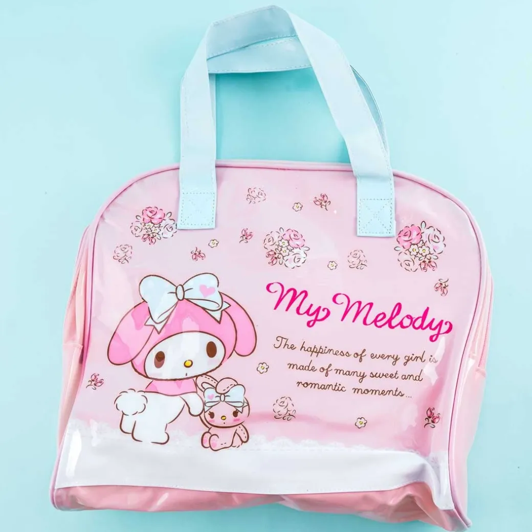 My Melody Spring Roses Vinyl Boston Bag